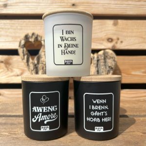 Bayerische I bin Wachs in Deine Händ Kerze von BavaRosi Fashion Spruchkerze Duftkerze Pfaffenhofen Ingolstadt Geisenfeld Schrobenhausen Augsburg Aichach Regensburg München Rosenheim Tegernsee Shop