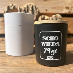 Bayerische Scho wieda 29ge Kerze Geburtstagsgeschenk Kerze mit Spruch von BavaRosi Fashion München Augsburg Ingolstadt Dachau Pfaffenhofen Geisenfeld Vohburg Tegernsee Chiemsee Geschenke und Kerzen