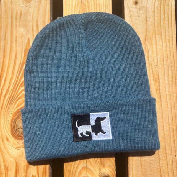 Dackel Mütze Dachshund Mütze von BavaRosi Fashion Hundemütze Mützen mit Hund für alle Dackelfreunde Dackelzüchter Dackelbesitzer und Menschen die Dackel einfach gerne haben Dackel Beanie Dachshund Beanie