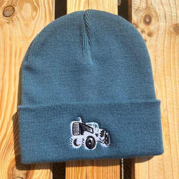 Traktor Mütze oder Bulldog Mütze von BavaRosi Fashion für alle Traktorbesitzer Traktorfans Traktorvereine und natürlich Bauern und Landwirte die einen Traktor besitzen Traktor Beanies