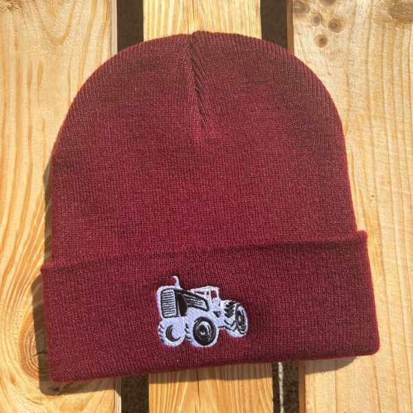 Traktor Mütze oder Bulldog Mütze von BavaRosi Fashion für alle Traktorbesitzer Traktorfans Traktorvereine und natürlich Bauern und Landwirte die einen Traktor besitzen Traktor Beanies