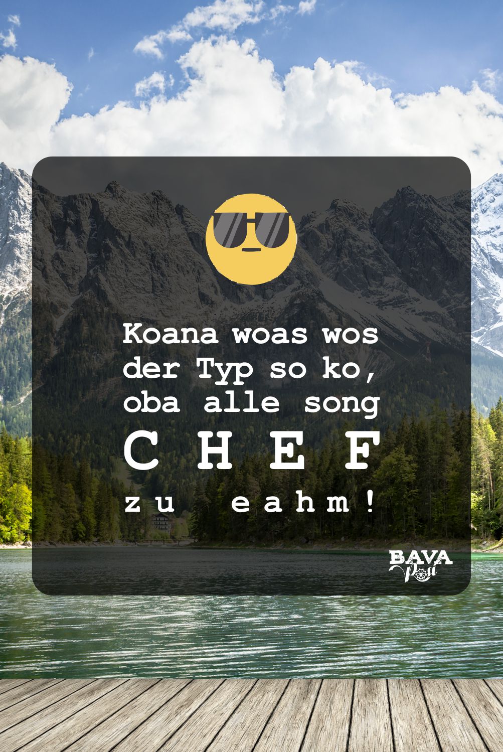 Der bayerische Chef Bayerische Arbeit Bayerische Sprüche und Weisheiten Frech und Lustig von BavaRosi Fashion