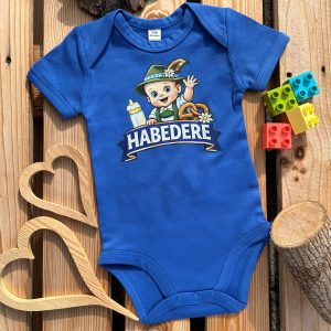 Habe die Ehre Habedere Jungen Baby Body Lustige Babykleidung BavaRosi Fashion Strawanza Buadepp Bavarian Caps Ingolstadt Vohburg Geisenfeld Pfaffenhofen Tegernsee Garmisch Landshut Regensburg Augsburg Baby Shop