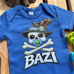 Bazi Totenkopf Baby Body Freche Babykleidung Bavarosi Fashion Ingolstadt Vohburg Geisenfeld Pfaffenhofen Tegernsee Garmisch Landshut Regensburg Augsburg Baby Shop