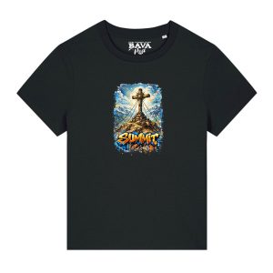 Gipfelkreuz Damen Shirt BavaRosi Fashion Summit Moderne Alpine Shirts Dopamin Stil Dopamin Chic Dopamin Mode Bayern Berge Damenshirts Strawanza Buadepp Bavarian Caps Damen Shirts Wiesn Outfit Oktoberfest Outfit Volksfest Frauen T-Shirts Vohburg Marktstadl Geisenfeld Tegernsee München Regensburg Ingolstadt Augsburg Shop