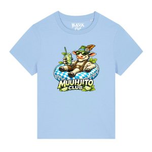 Bayerisches Muuhjito Damen Shirt für alle Mojito Fans von BavaRosi Fashion München Nürnberg Regensburg Ingolstadt Augsburg Passau Geisenfeld Pfaffenhofen Landshut Mode Shop